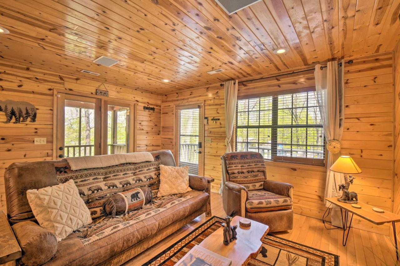 Cozy Hiawassee Cabin With Fire Pit And Mtn Views! Exterior foto